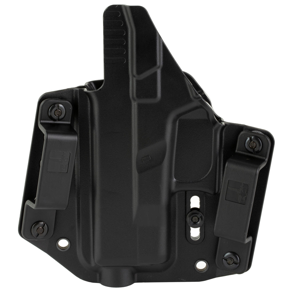 Bravo Concealment BCA Outside Waistband Holster for Glock 26 - Right Hand, Black Polymer