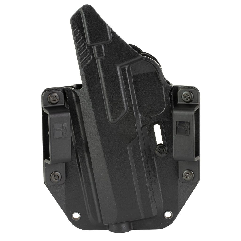 Bravo Concealment BCA Outside Waistband Holster for Sig P320 FS – Right Hand, Black Polymer