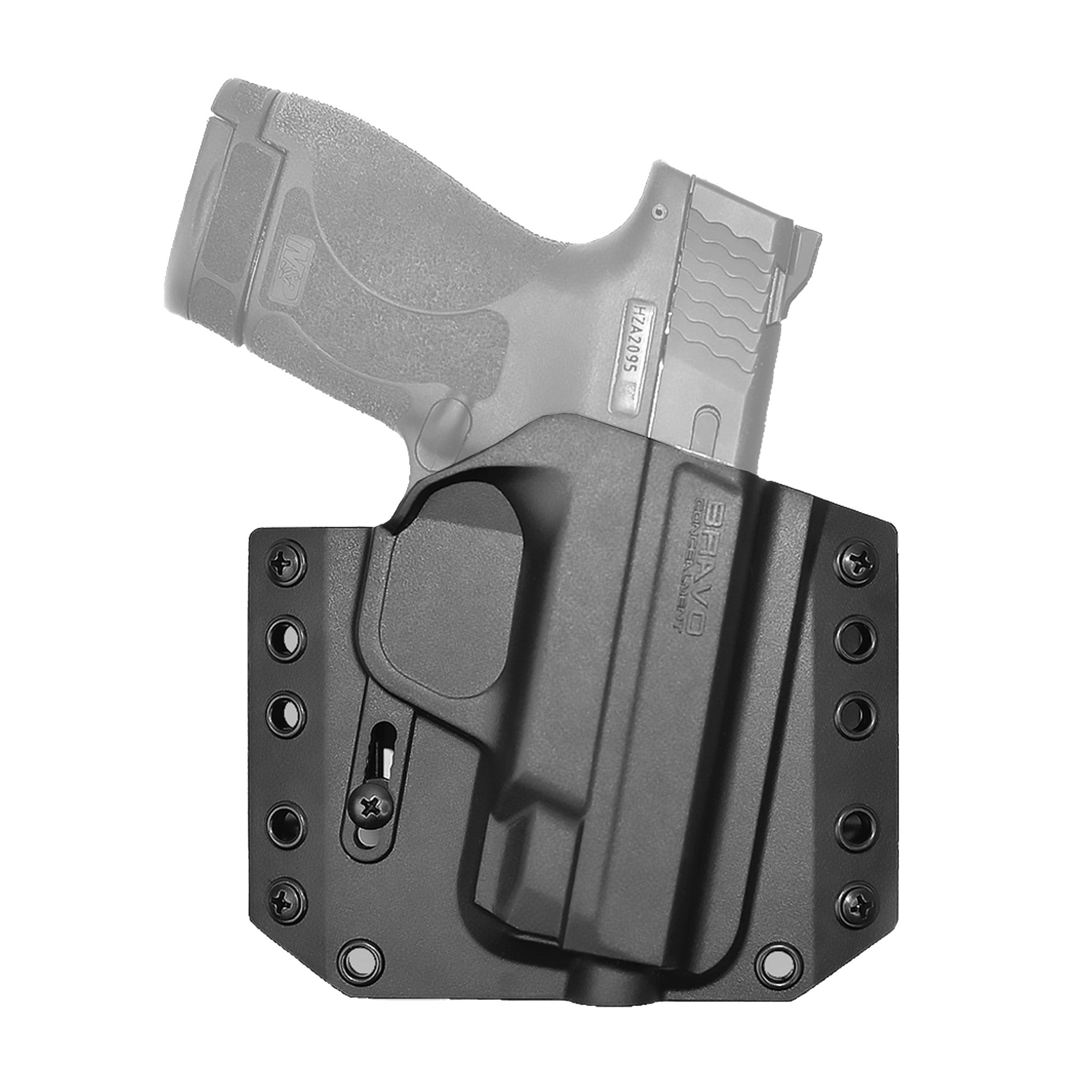 Bravo Concealment BCA Outside Waistband Holster for S&W M&P 9/40 - Right Hand, Black Polymer