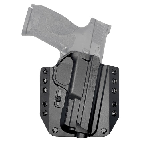 Bravo Concealment BCA Outside Waistband Holster for Smith & Wesson M&P 9/40, Right Hand, Black Polymer