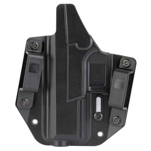 Bravo Concealment BCA Outside Waistband Holster for CZ P10C – Right Hand, Black Polymer