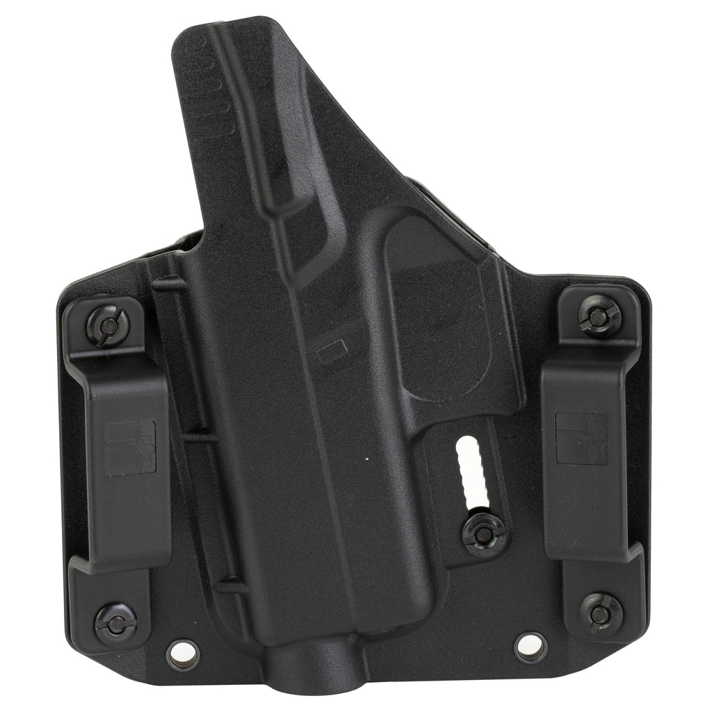 Bravo Concealment BCA Outside Waistband Holster for Glock 43/43X MOS, Right Hand, Black Polymer