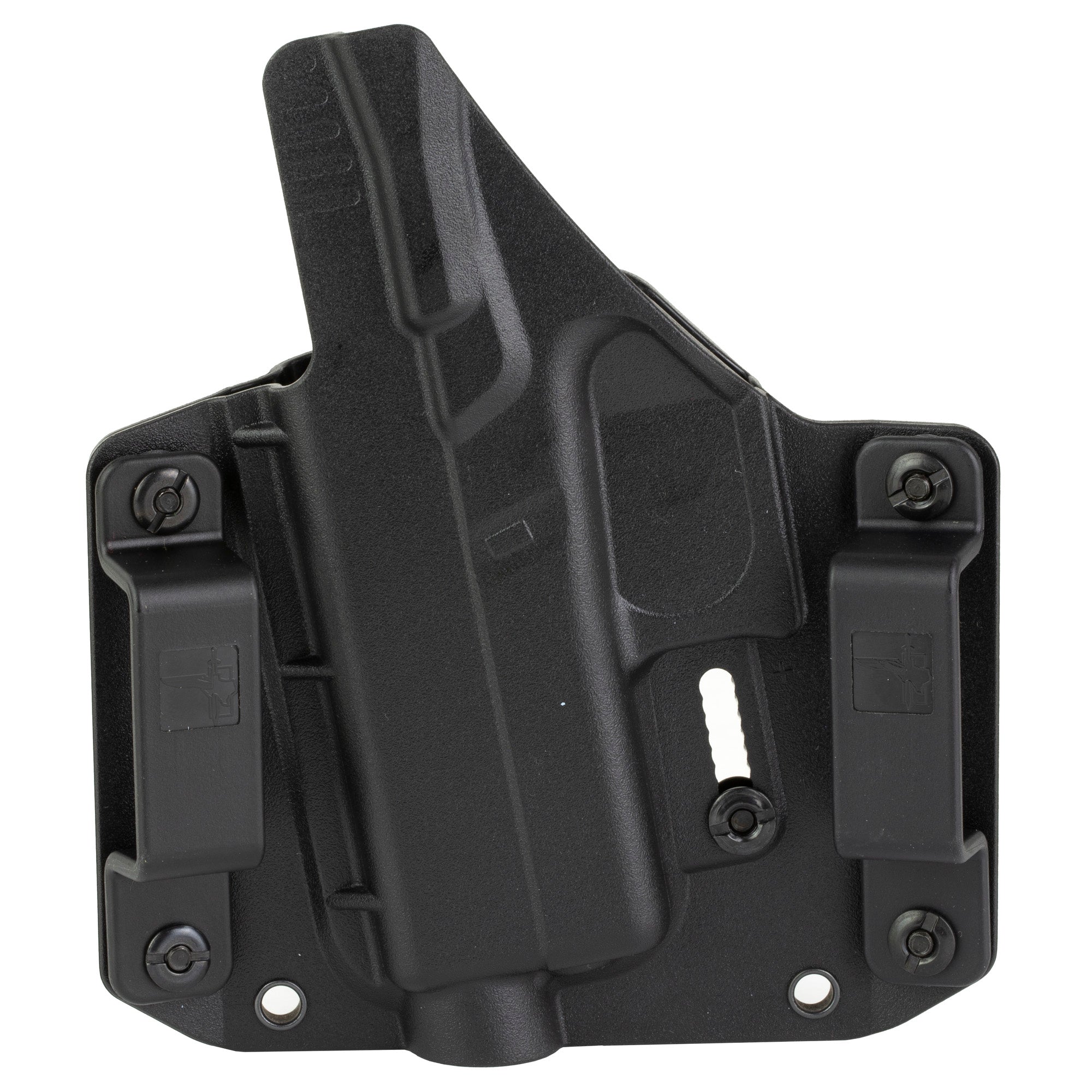 Bravo Concealment BCA Outside Waistband Holster for Glock 43/43X MOS, Right Hand, Black Polymer