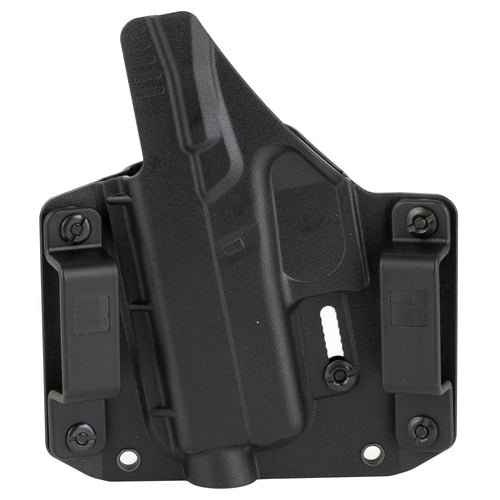 Bravo Concealment BCA Outside Waistband Holster for Glock 43/43X MOS, Right Hand, Black Polymer