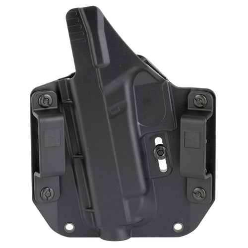 Bravo Concealment BCA Outside Waistband Holster for Glock 48 MOS - Right Hand, Black Polymer