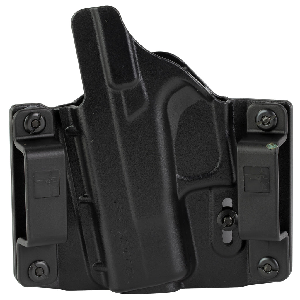 Bravo Concealment BCA Outside Waistband Holster for Glock 42, Right Hand, Black Polymer