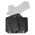 Bravo Concealment BCA Outside Waistband Holster for Glock 43X MOS, Left Hand, Black Polymer