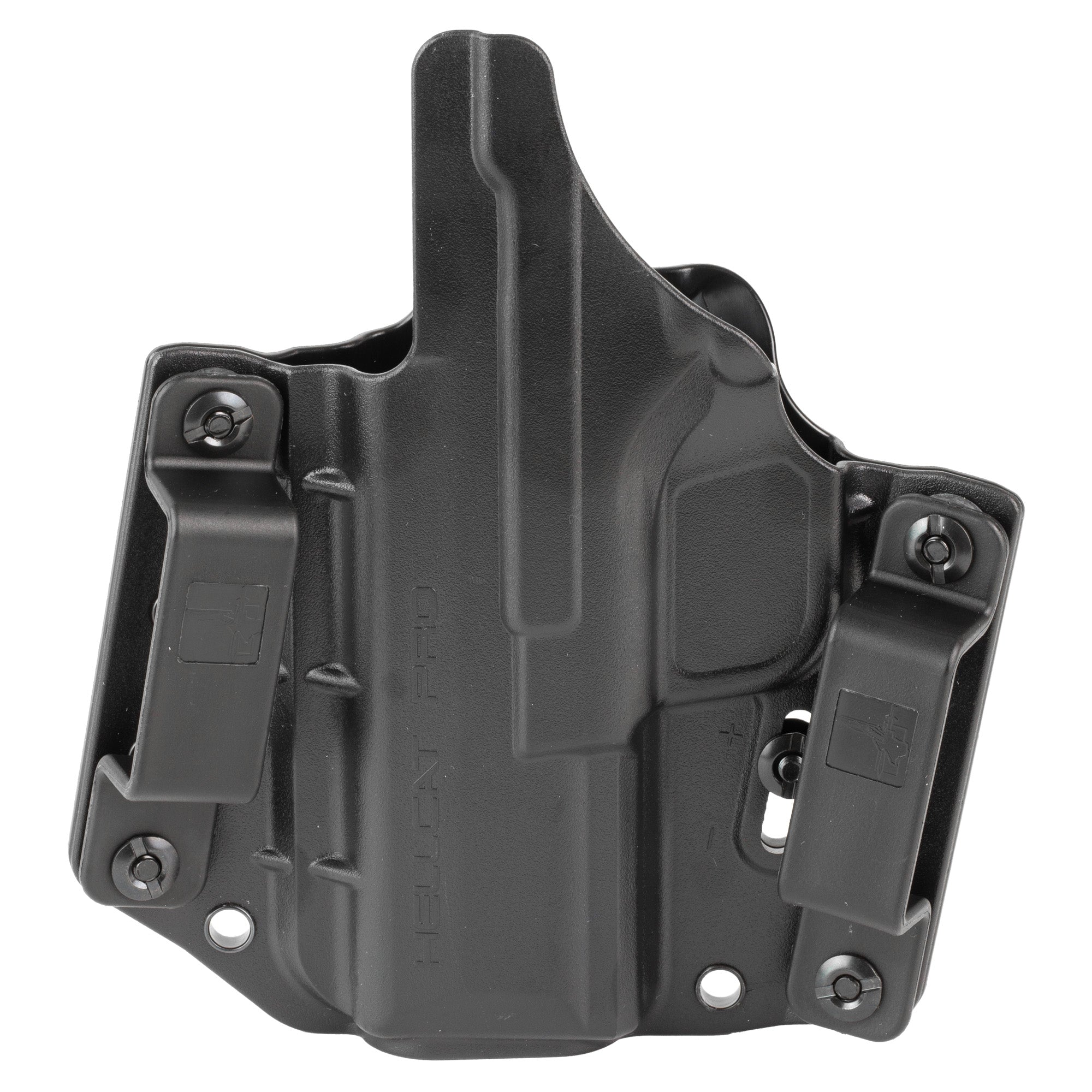 Bravo Concealment BCA Springfield Hellcat Pro Outside Waistband Holster - Right Hand, Black Polymer