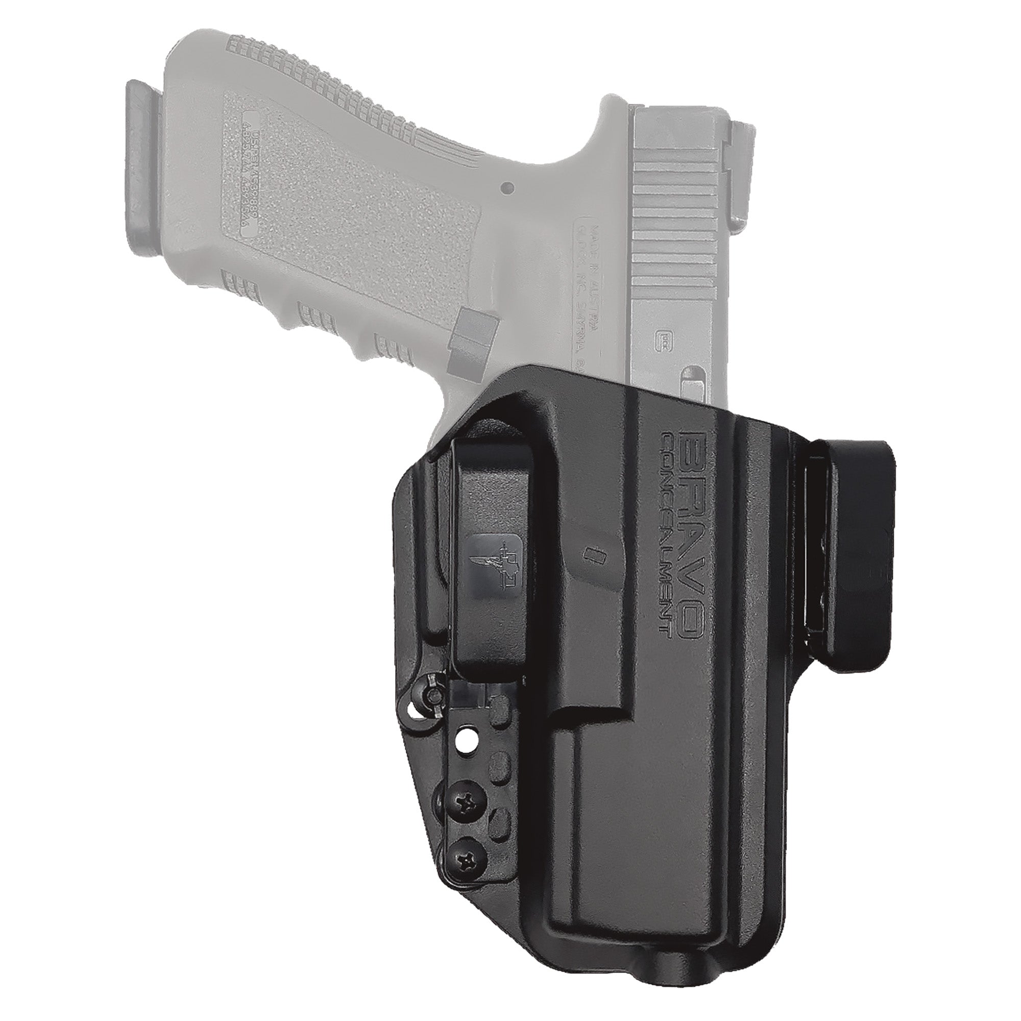 Bravo Concealment Torsion IWB Holster for Glock 17 - Black, Right Hand