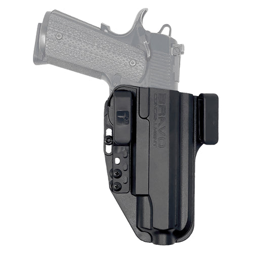 Bravo Concealment Torsion 1911 IWB Inside Waistband Holster for Right Hand - Black Polymer