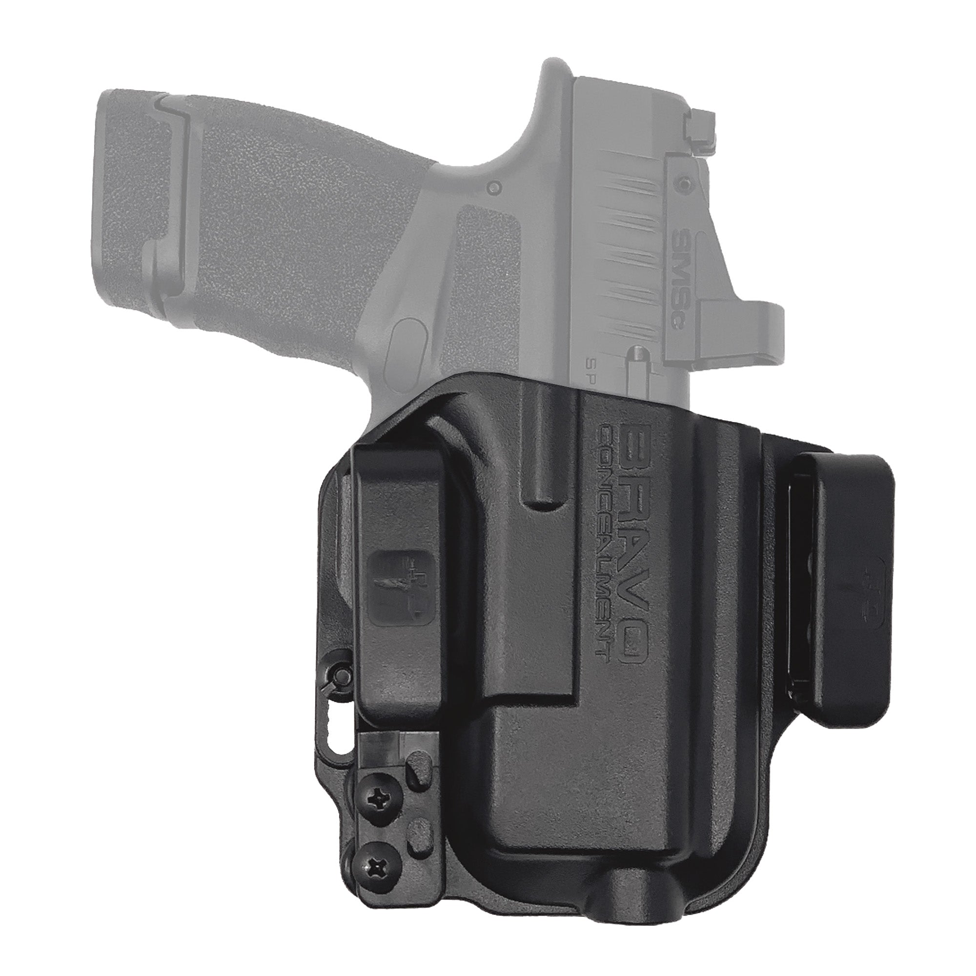 Bravo Concealment Torsion IWB Holster for Springfield Hellcat - Right Hand, Black Polymer