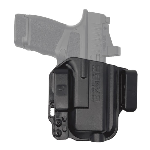 Bravo Concealment Torsion IWB Holster for Springfield Hellcat - Right Hand, Black Polymer
