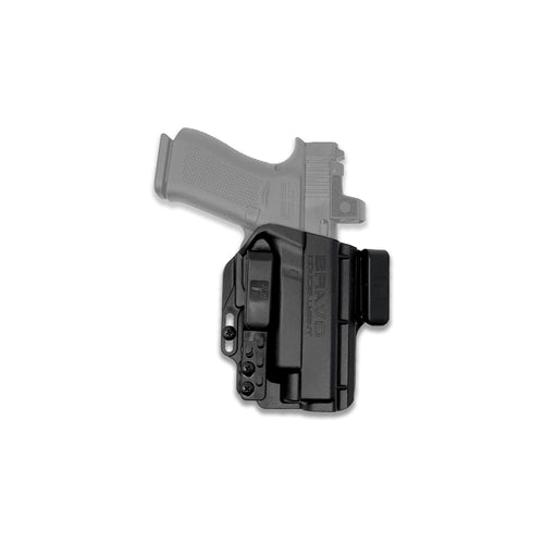 Bravo Concealment Torsion Inside Waistband Holster for Glock 48 MOS - Right Hand, Black Polymer