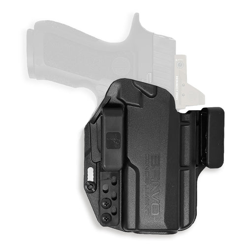 Bravo Concealment Torsion IWB Holster for SIG P320 9/40 - Right Hand, Black Polymer