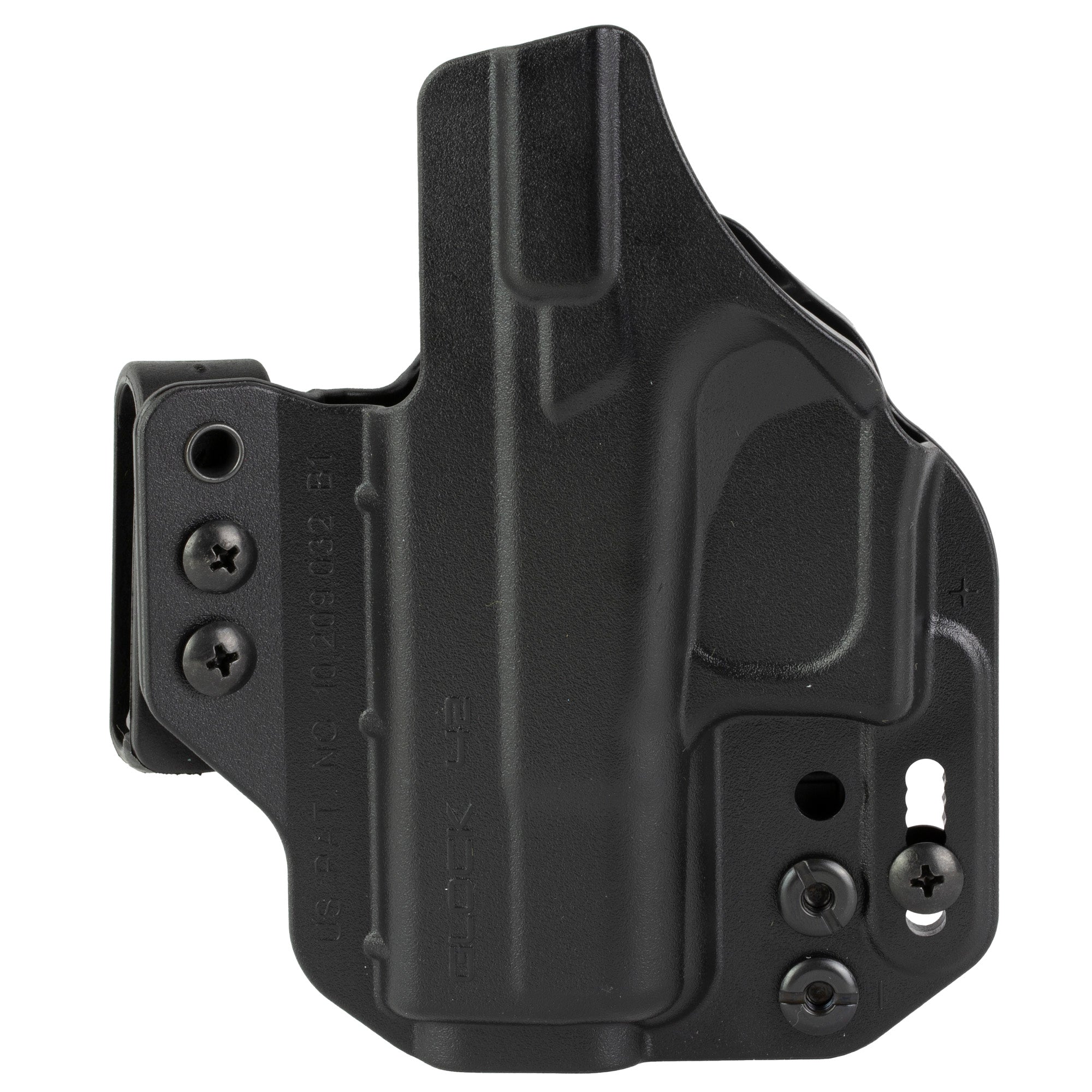 Bravo Concealment Torsion IWB Holster for Glock 42 - Right Hand Black Polymer Carry Solution