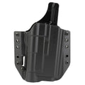 Bravo Concealment BCA-LB Outside Waistband Holster for Glock 17/19 with Light, Right Hand, Black Polymer