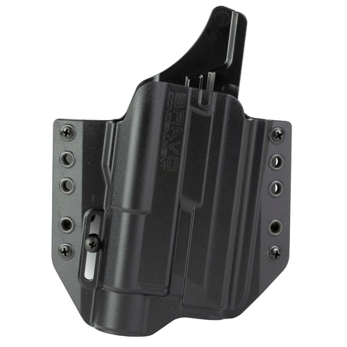 Bravo Concealment BCA Light Bearing Outside Waistband Holster for S&W M&P 9/40 with TLR1 (Right Hand, Black)
