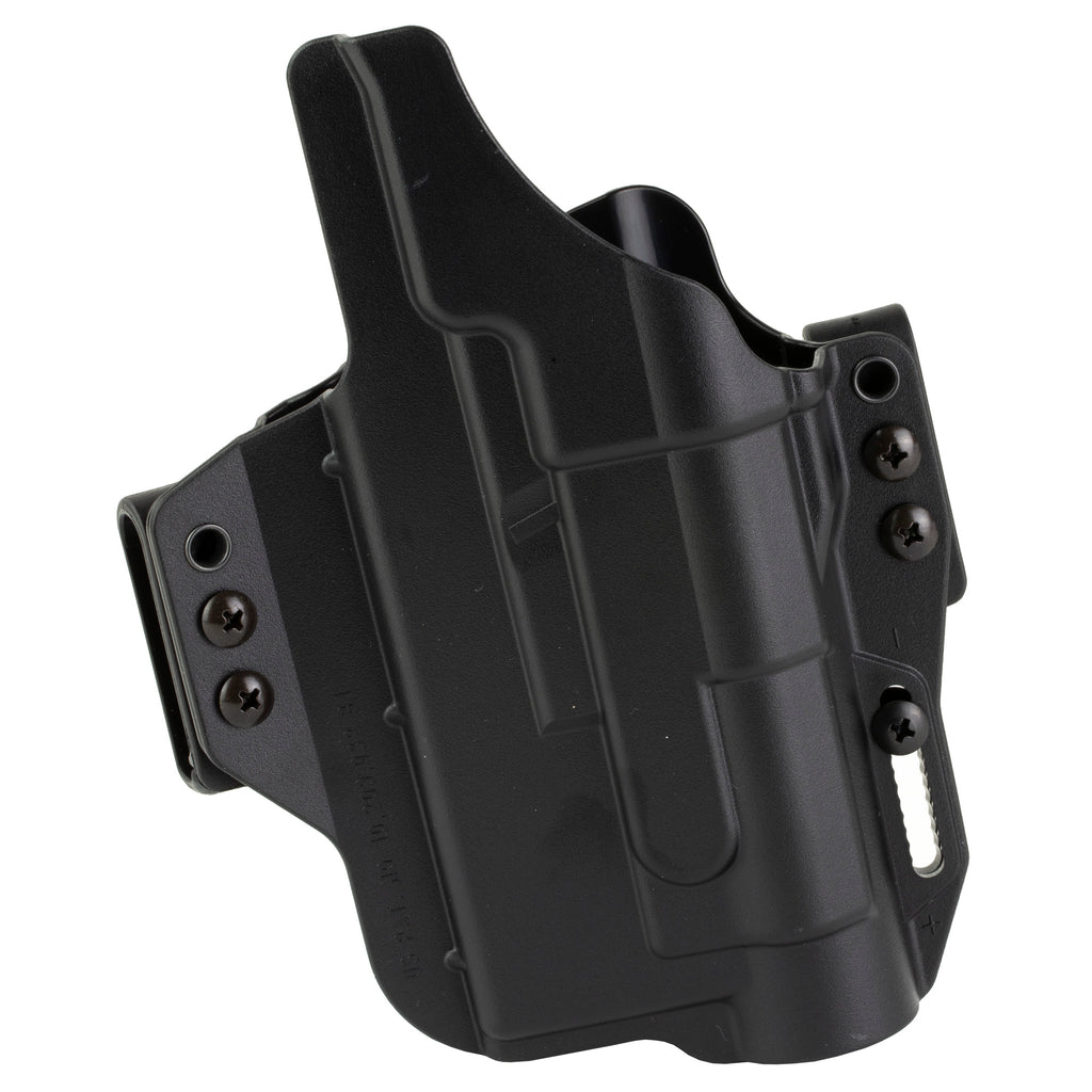 Bravo Concealment Torsion Light Bearing IWB Holster for Glock 19 with TLR1 – Right Hand Black Polymer