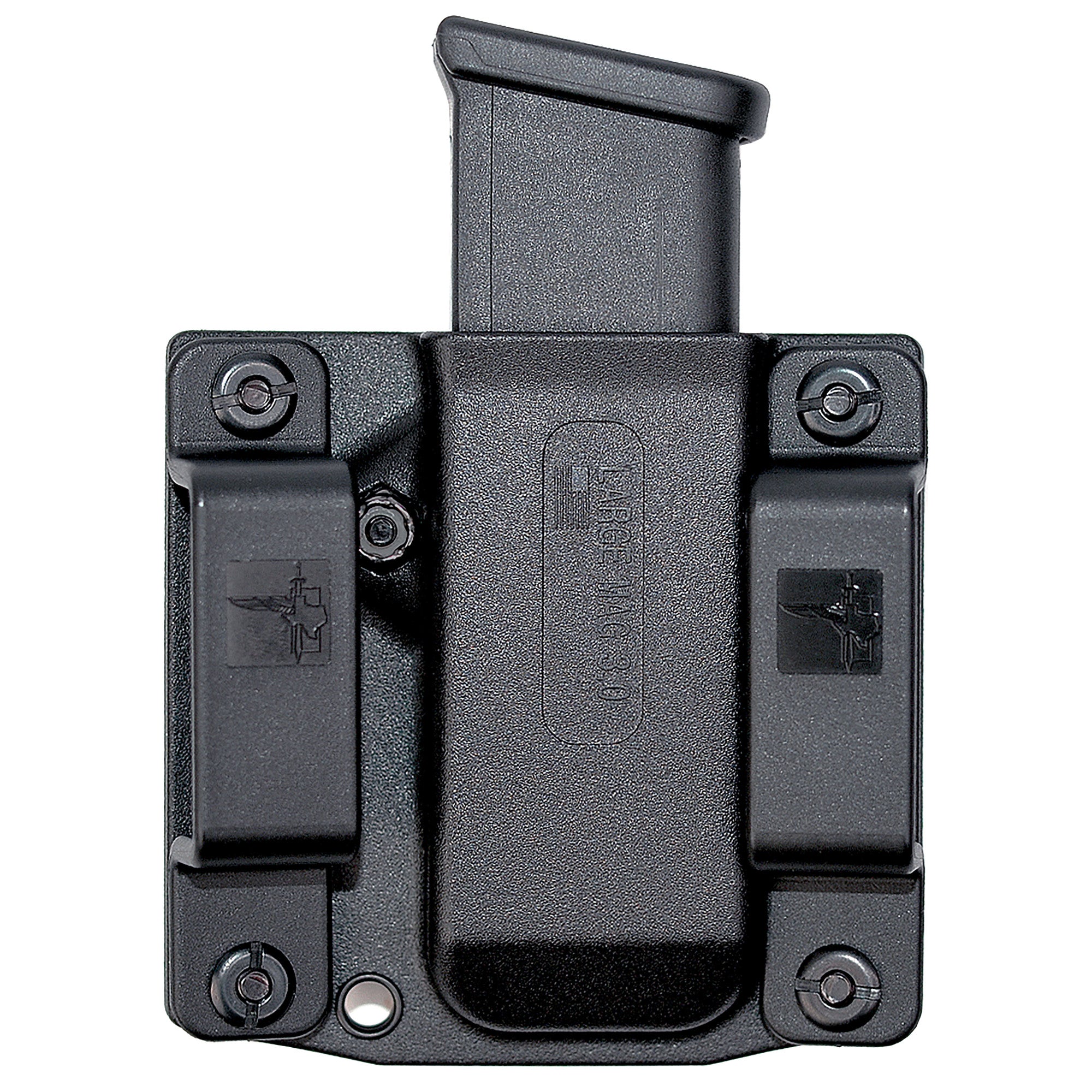 Bravo Concealment BRVBC60-1001S Single and Double Magazine Pouch for G43 and Shield - Black Polymer