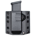 Bravo Concealment BC60-1002 Single and Double Magazine Pouch for G43X / P365, Black Polymer