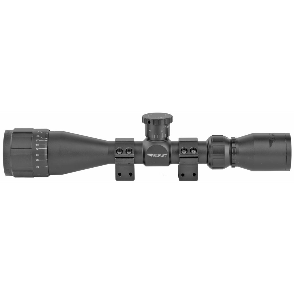 BSA Optics Sweet 17 3-9x40 Rifle Scope for .17 HMR with Ballistically Calibrated Turret