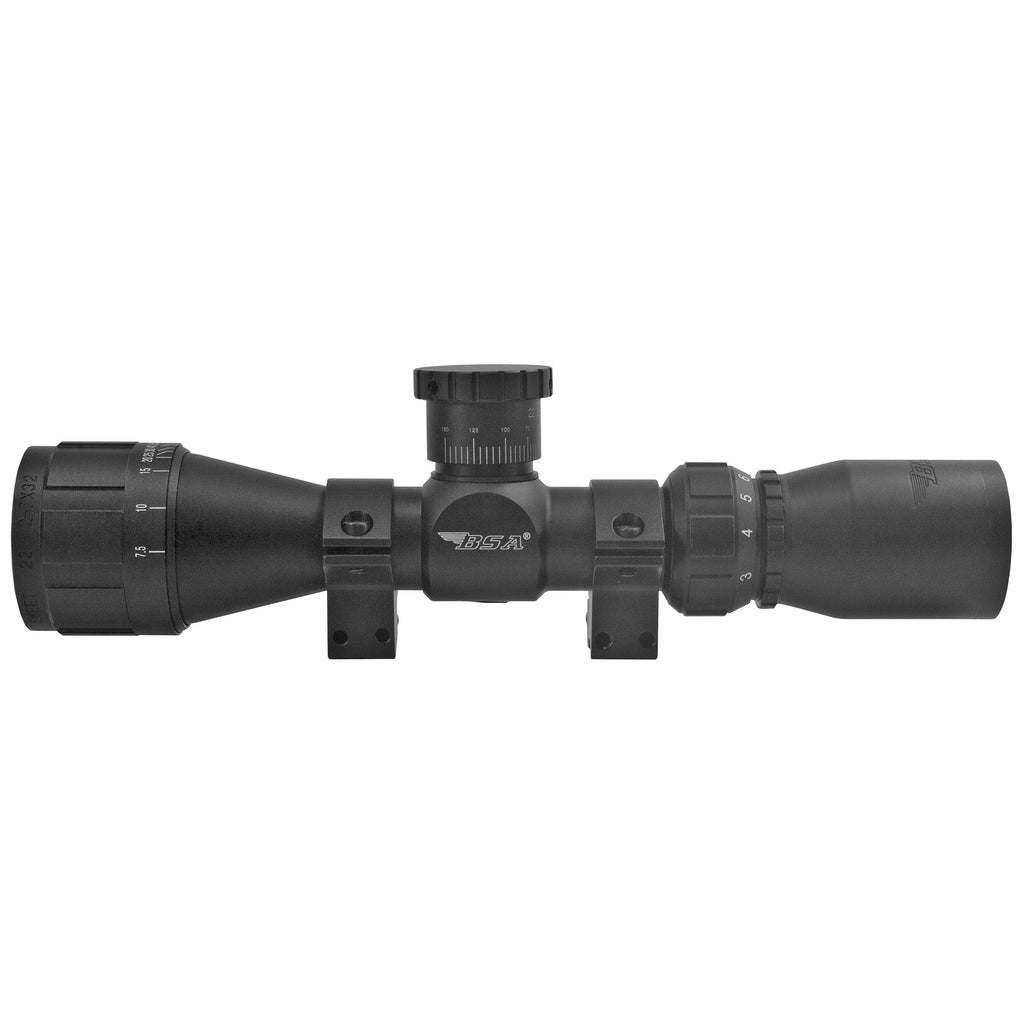 BSA Optics Sweet 22 2-7x32 Rifle Scope for Ruger 10/22 and Small Frame .22 Rifles