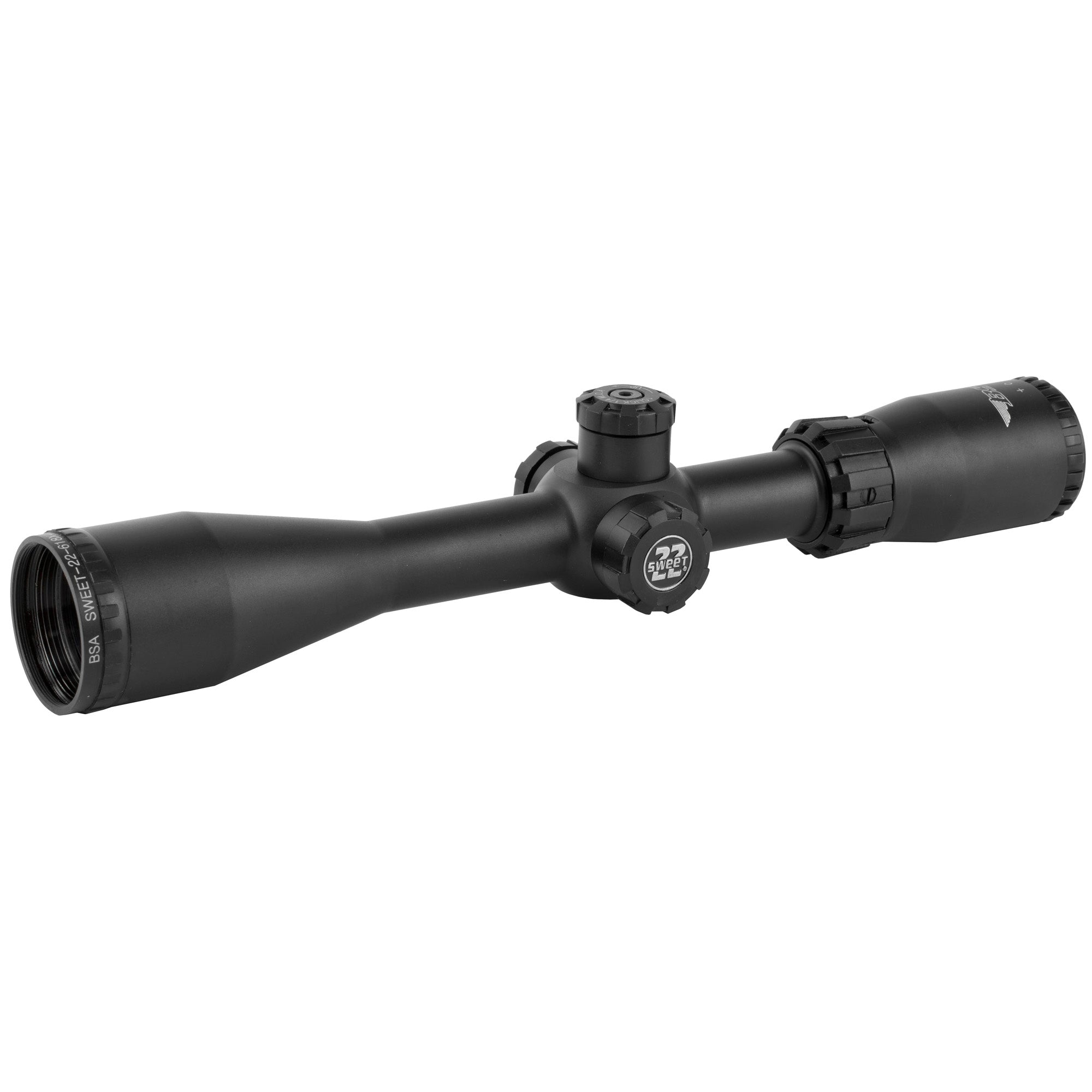 BSA Optics Sweet 22 6-18X40 Rifle Scope with Adjustable Zoom and Reticle