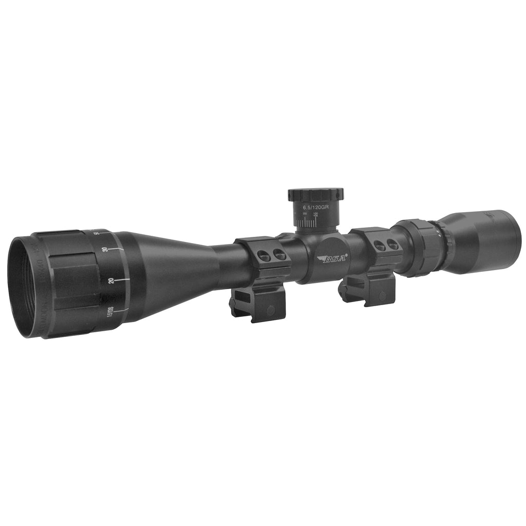 BSA Optics Sweet 6.5 Rifle Scope 4.5-18x40mm with 30/30 Reticle and Ballistically Calibrated Turrets