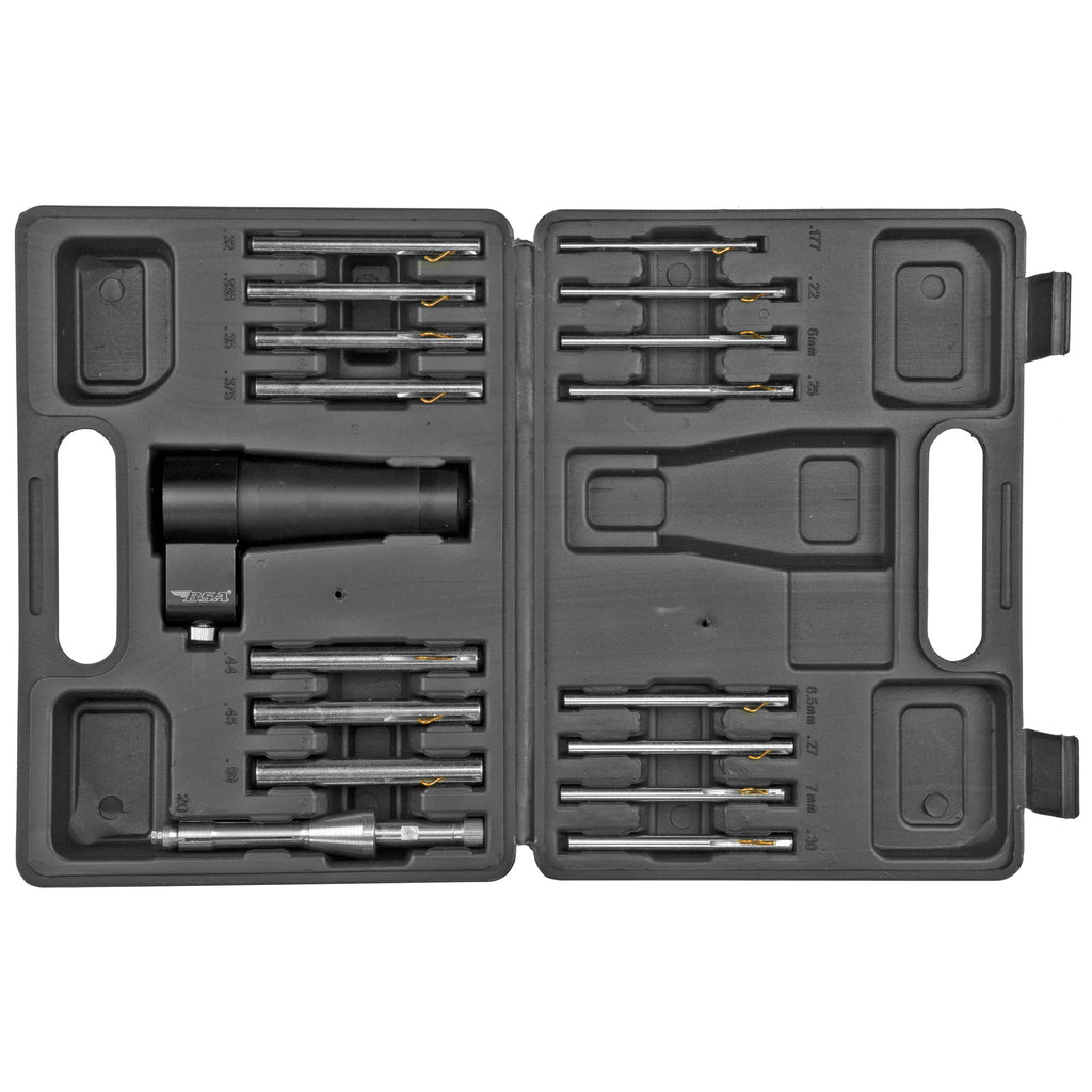 BSA Optics BS30 Multi Caliber Boresighter Kit with Arbors for Pistol, Rifle, and Shotgun Calibers