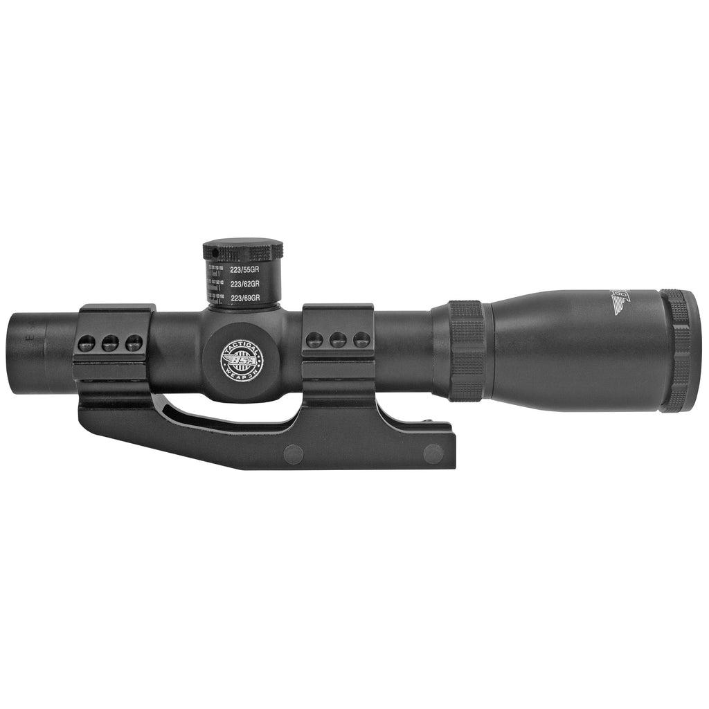 BSA Optics Tactical Weapon 1-4x24mm Mil-Dot Low Power Variable Optic Rifle Scope