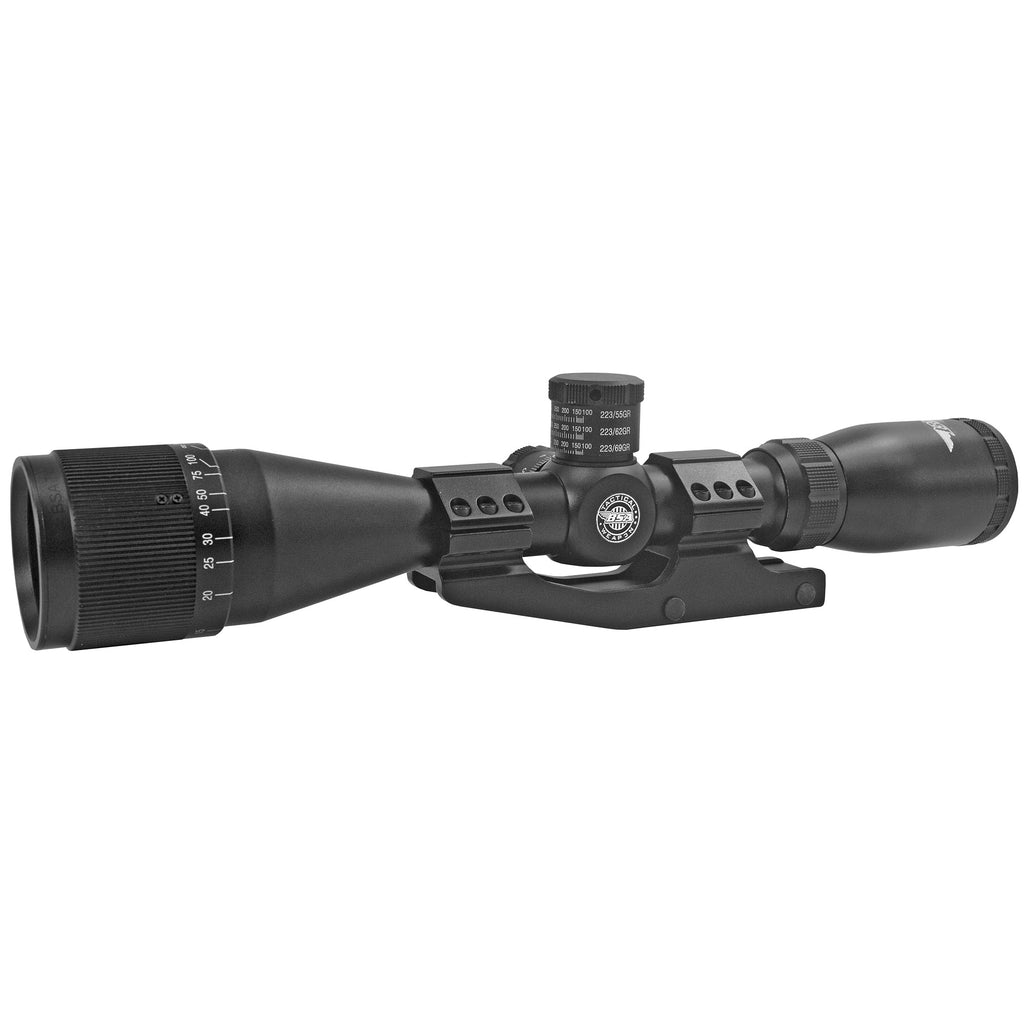 BSA Optics Tactical Weapon Series 3-12x40 Mil-Dot Rifle Scope - Black