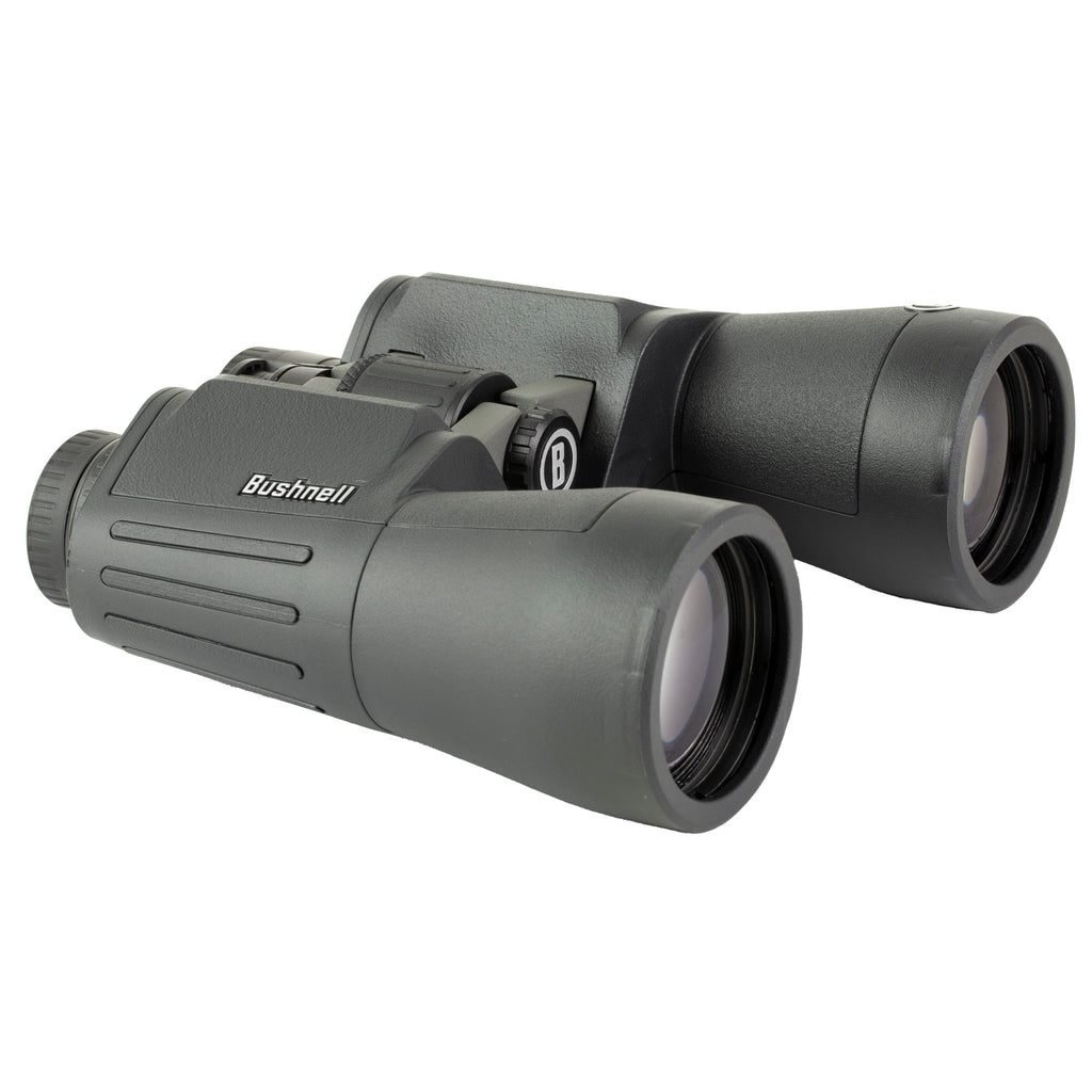 Bushnell Power View 2 12x50 Binoculars - Rugged All-Metal Chassis with Folding Roof Prism Design
