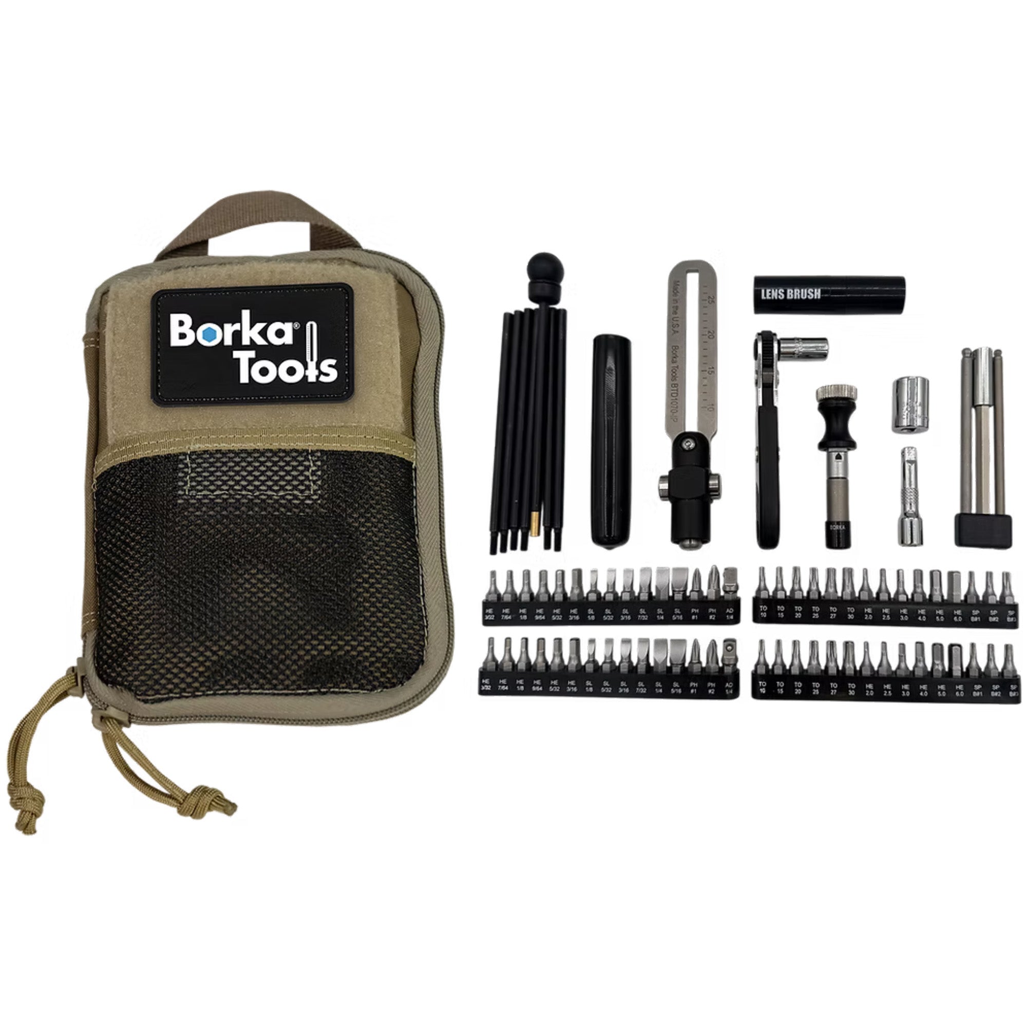 Borka Tools BTK Mil-Spec Kit BTD-G6 with Military-Grade BTD Driver and Extra Bits