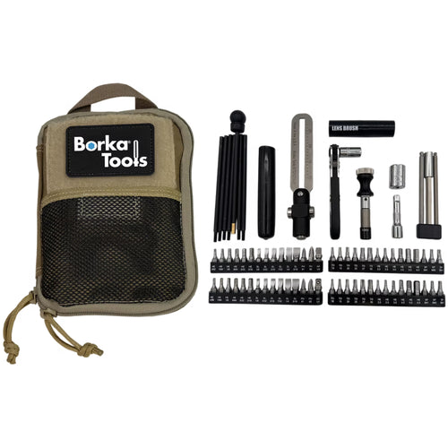Borka Tools BTK Mil-Spec Kit BTD-G6 with Military-Grade BTD Driver and Extra Bits