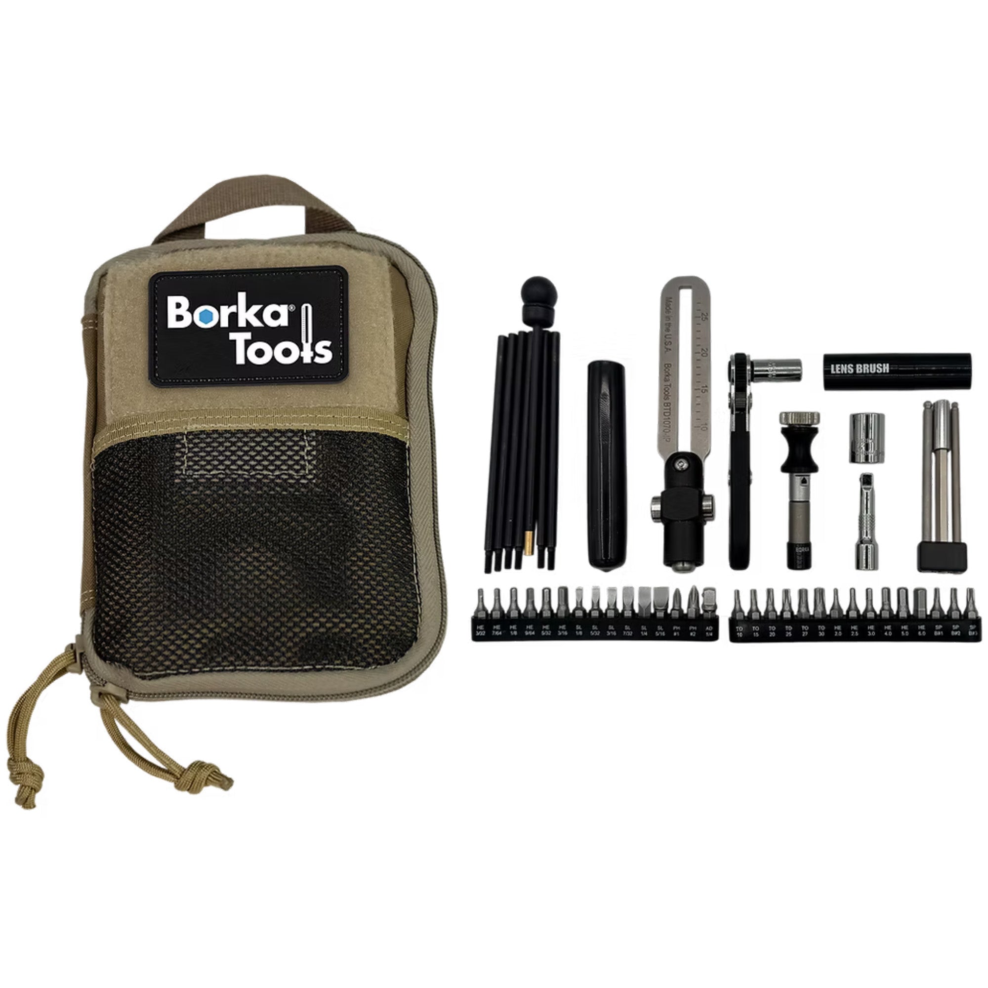 Borka Tools Standard Configuration Field Service Kit with Extended Bits and Emergency Cleaning Rod (BTK-E5)