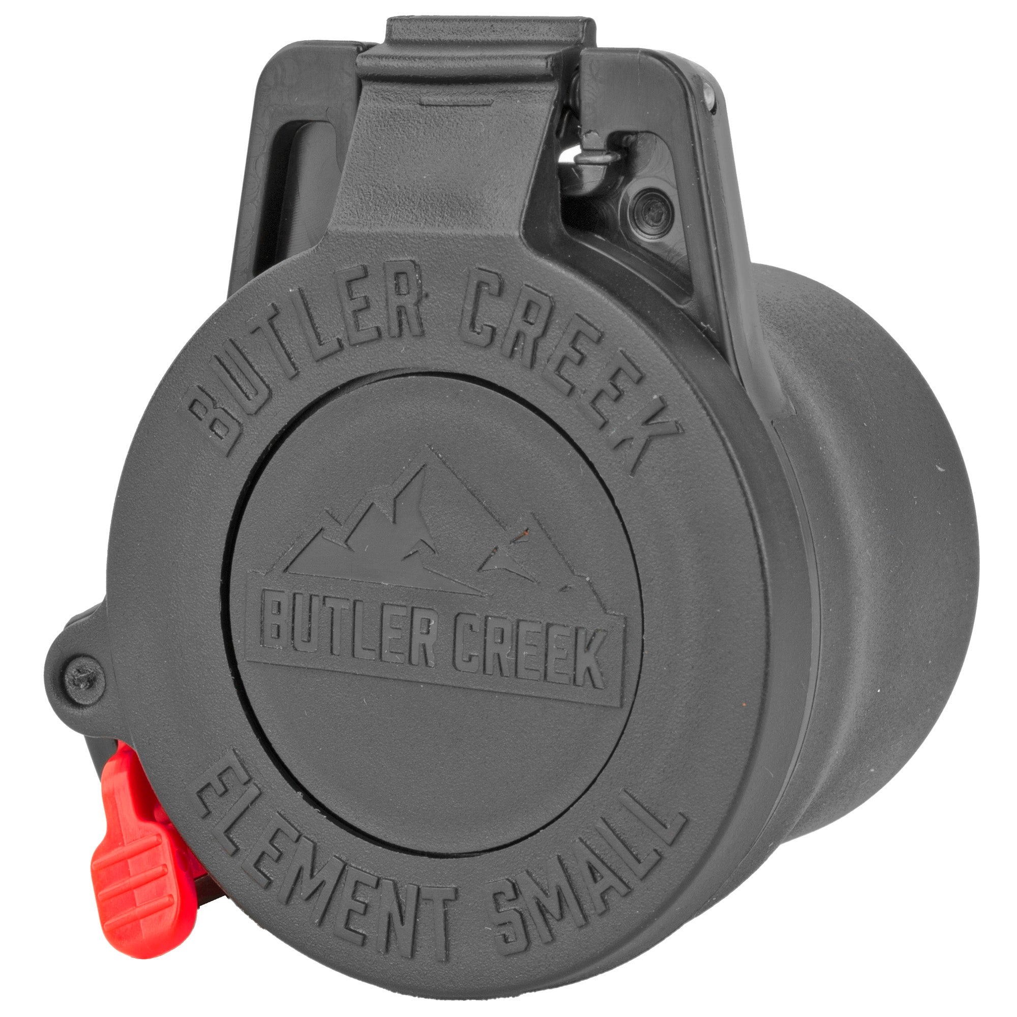 Butler Creek Element Scope Caps with Customizable Data Disks – Black, Model EEP1