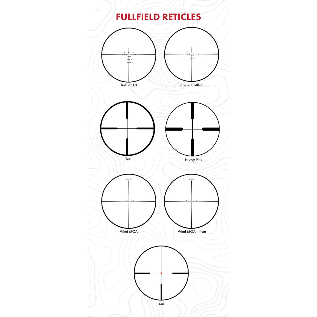 Burris Optics Fullfield 3-12x56mm Rifle Scope with Ballistic E3 Reticle