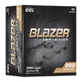 CCI Ammunition Blazer 9mm 124 Grain Full Metal Jacket Ammunition - 200 Rounds