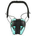 Caldwell E-Max Pro Electronic Earmuff in Aqua – Professional Hearing Protection for Shooting and Hunting