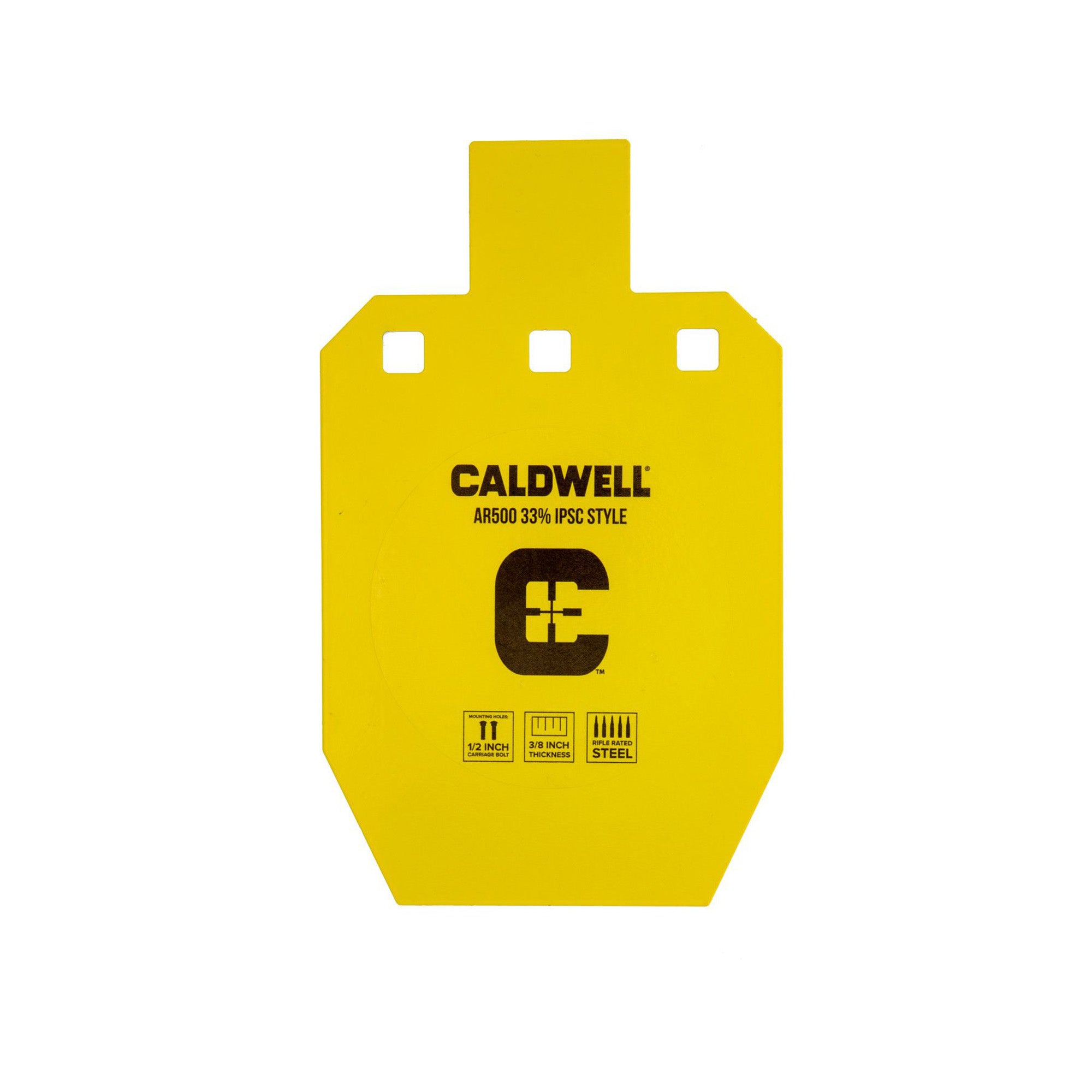 Caldwell AR500 33% IPSC Steel Target Part 1116697 – Heavy-Duty Shooting Practice Target