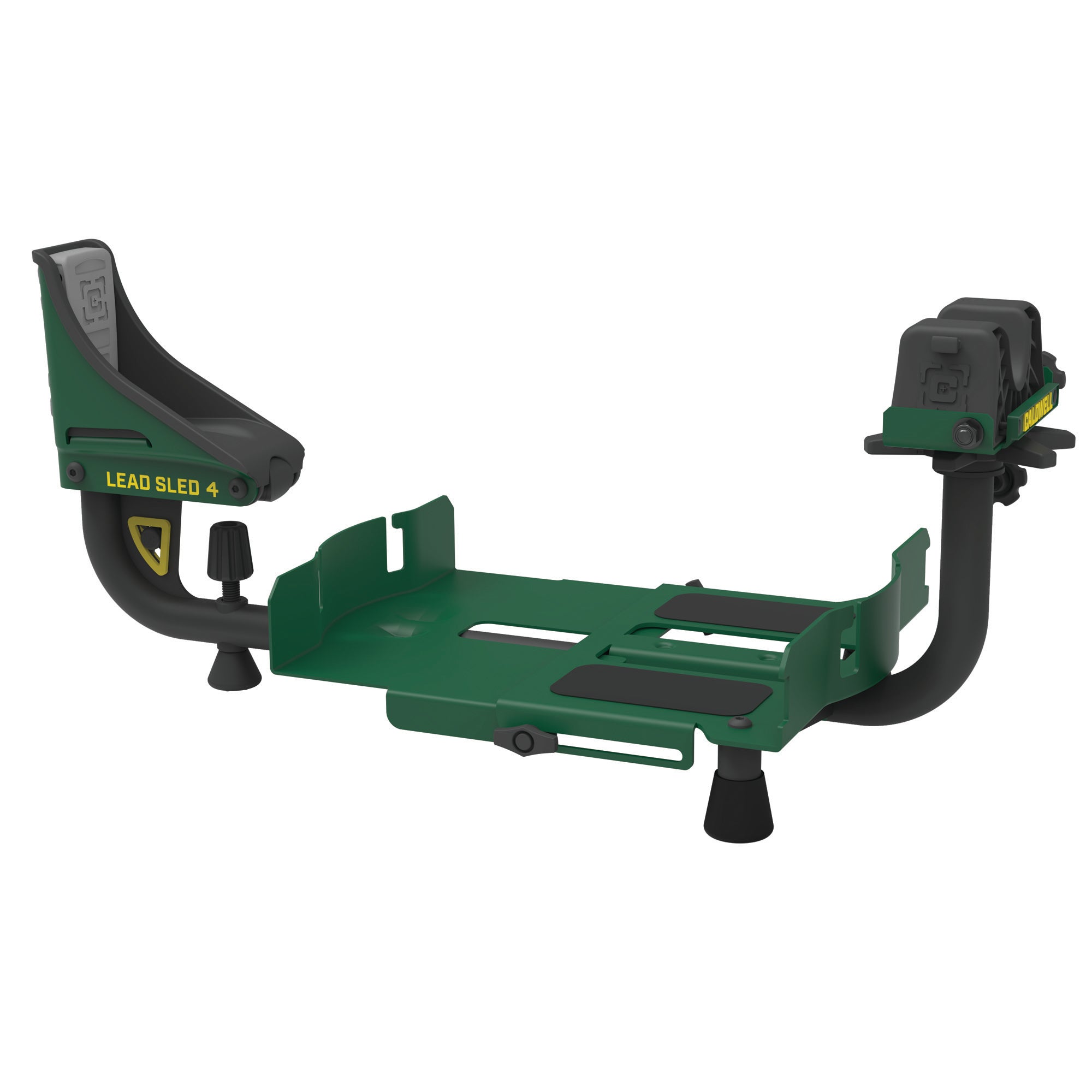 Caldwell Lead Sled 4 Shooting Rest - Adjustable Recoil-Reducing Rifle Support in Green