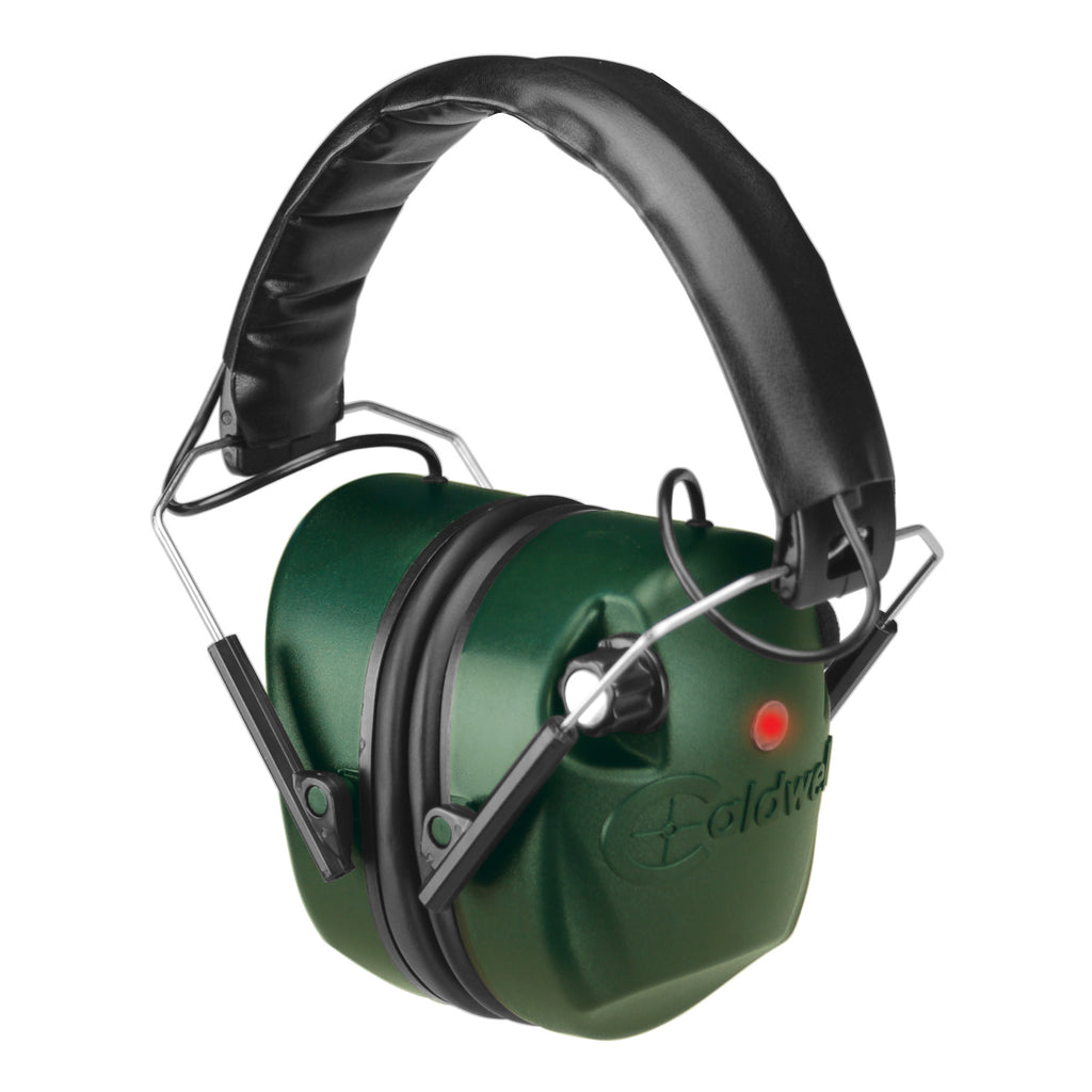 Caldwell E-Max Electronic Hearing Protection Earmuffs - Green, Part Number 497700
