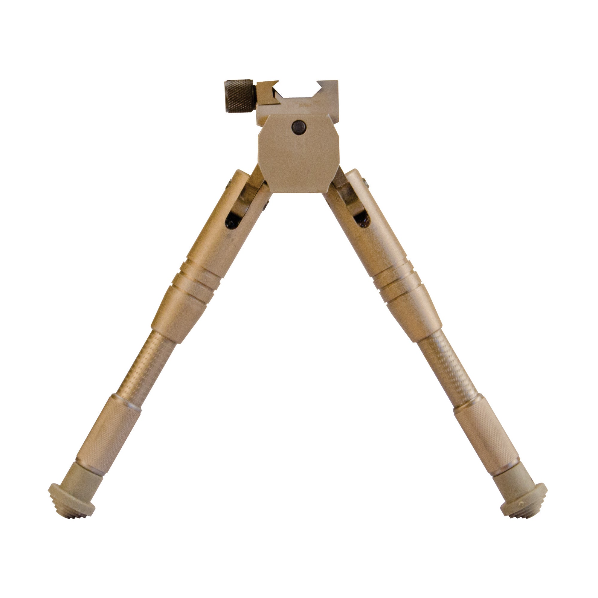 Caldwell AR Bipod Prone 7.5-10 Inches Tan – Quick Attach, Adjustable, Lightweight Aluminum