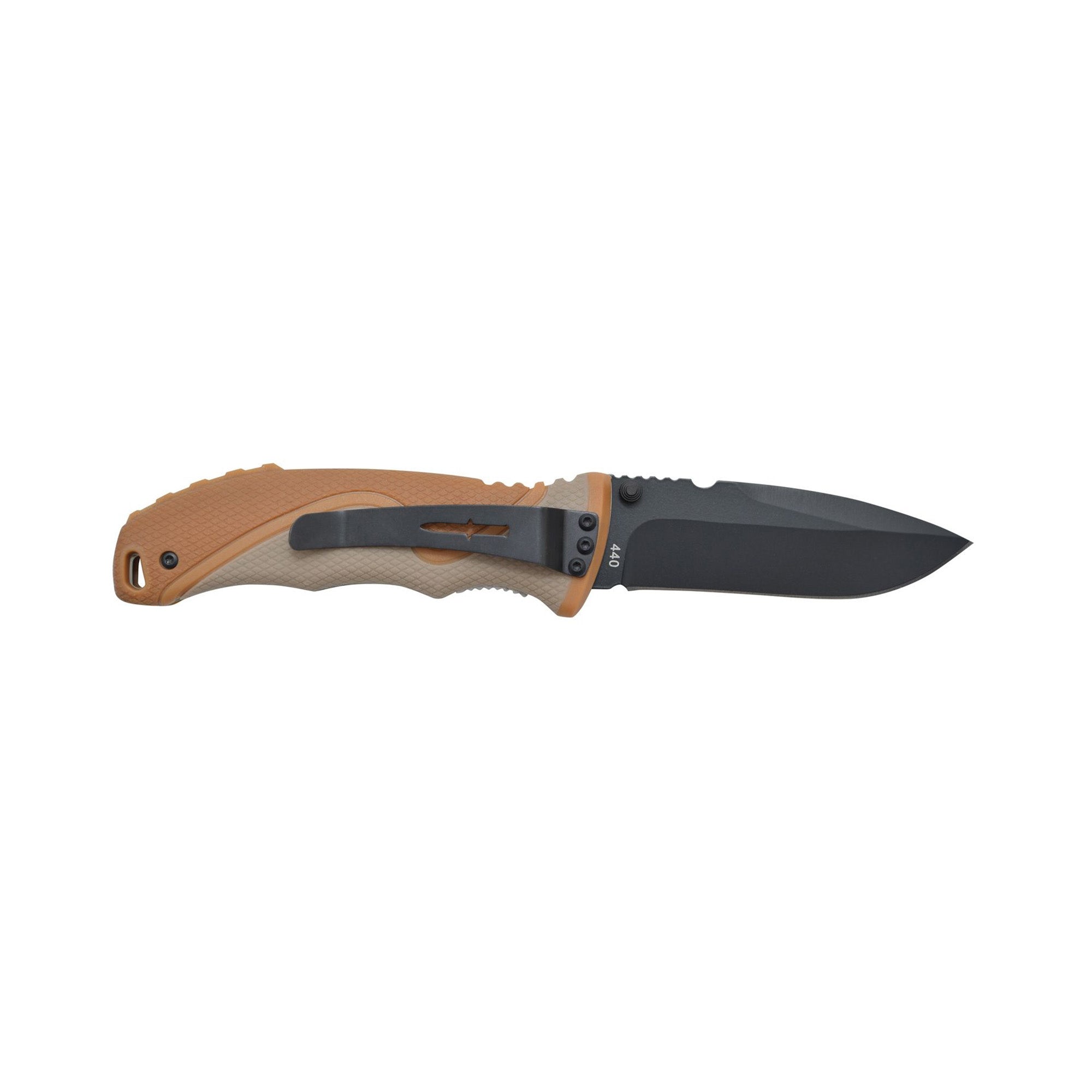Camillus Inflame 7.5-Inch Carbonitride Titanium Folding Knife with 440C Steel Blade