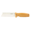 Camillus Swedge 8.75-inch Fixed Blade Knife with Sheath - 420 Stainless Steel, Tan Handle