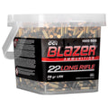 Blazer Ammunition 10025 .22 Long Rifle 38 Grain Lead Round Nose - Bulk Box of 1500 Rounds