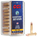CCI Ammunition 22 WMR Hunting 40-Grain Jacketed Soft Point Ammo - Reliable Small Game Shooting