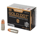 Speer Gold Dot 9mm +P 124 Grain Hollow Point Ammunition (20 Rounds Per Box)