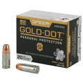 Speer Ammunition Gold Dot 9mm 124-Grain Hollow Point Ammunition (20 Rounds per Box)