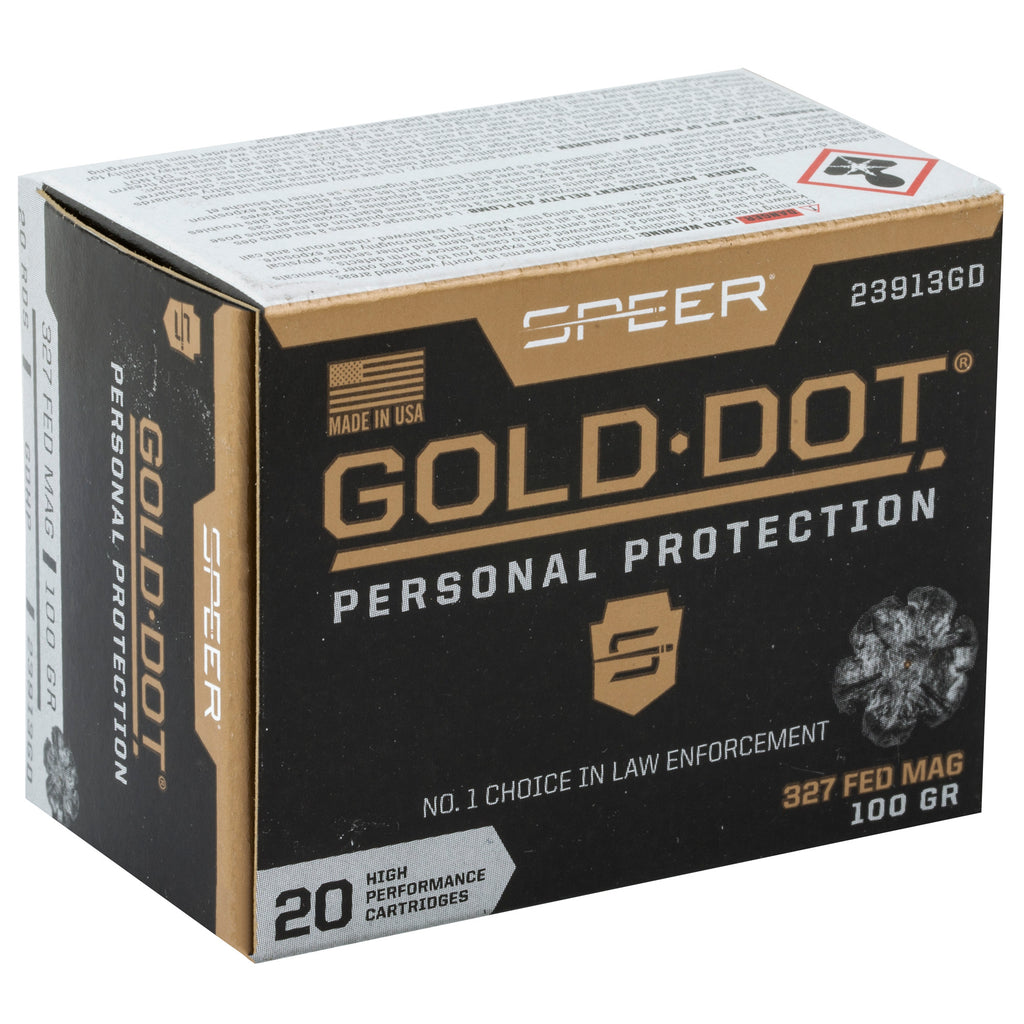 Speer Gold Dot 327 Federal Magnum 100-Grain Hollow Point Ammunition (20 Rounds per Box)